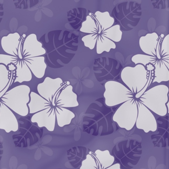 25 10X13 Purple Hibiscus Poly Mailers CLEARANCE - Picture 5 of 7